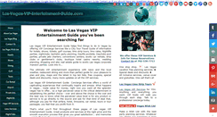 Desktop Screenshot of las-vegas-vip-entertainment-guide.com